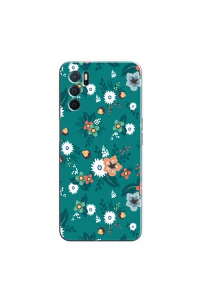 Dara Aksesuar حافظة متوافقة مع هاتف اوبو A16 حافظة سيليكون بتصميم زهور الربيع...