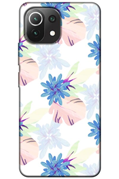 Dara Aksesuar حافظة متوافقة مع هاتف Xiaomi Mi 11 Lite من السيليكون Spring Flo...