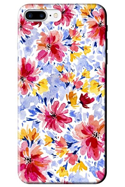 Zebana Apple iPhone 7 Plus Compatible Case Spring Flowers 7 Silicone Case (Pr...