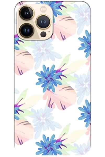 Dara Aksesuar حافظة سيليكون متوافقة مع هاتف Apple iPhone 13 Pro Max Spring Fl...