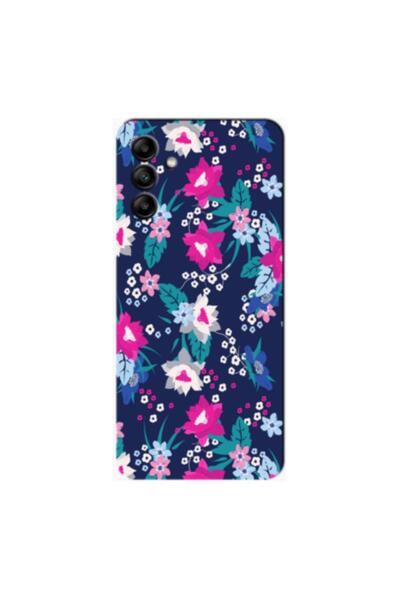 Zebana حافظة متوافقة مع هاتف سامسونج جالاكسي A04S حافظة سيليكون بتصميم زهور ا...