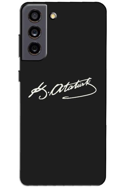 Zebana حافظة سامسونج جالاكسي S21 FE 5G المتوافقة مع حافظة سيليكون بتوقيع أتات...