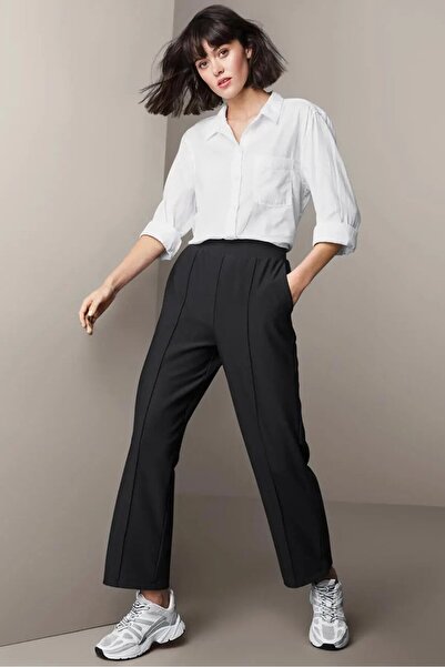 Tchibo Women Plain Functional Trouser, Black