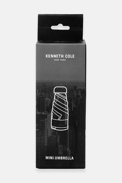 Kenneth Cole Reign In The Rain Printed Mini Umbrella, Aqua Blue
