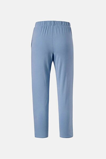 Tchibo Women Plain Leisure Trousers, Light Blue