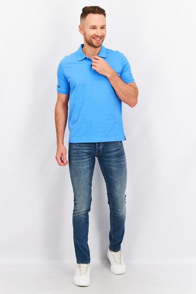 The Kooples Men Slim Fit Dark Wash Stretchable Denim, Blue