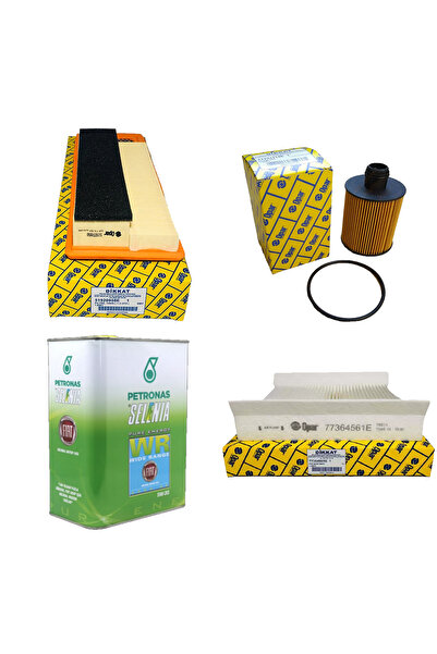 OPAR Fiat Egea Euro 5 1.3 Multijet Filtre Bakım Seti 95 Bg Model 2016-2020 [3...