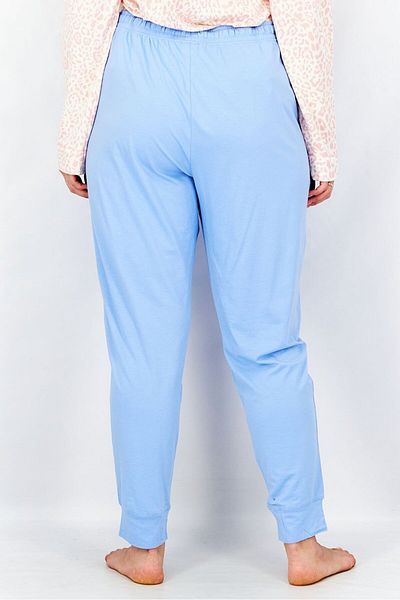 Tchibo Women Jersey Relaxation Trousers, Sky Blue