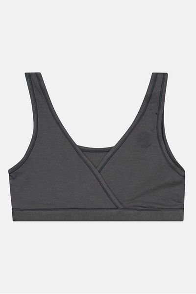 Etam Women Plain Non Padded Bra, Grey
