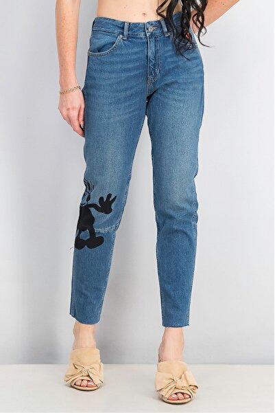 Scotch & Soda بنطال جينز نسائي أزرق نحيف بأرجل ضيقة