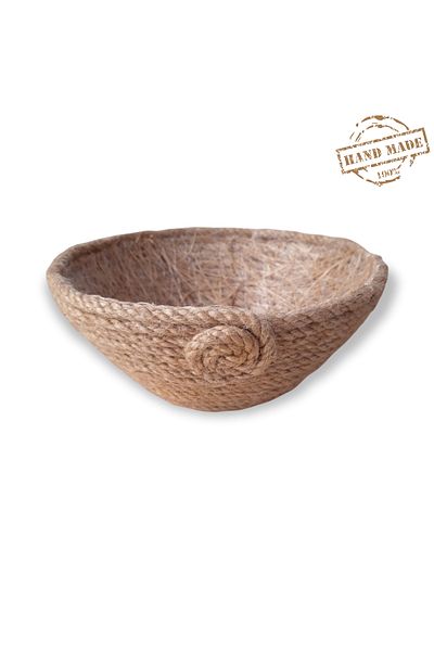 Osso Fashion Decorative basket presentation bowl natural jute rope