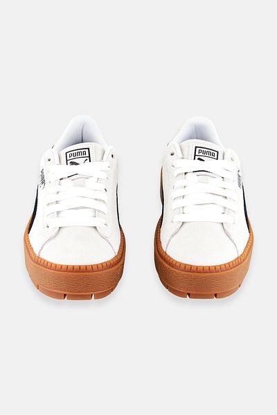 Puma Women Platform Trace Lace Up Outdoor Shoes, Ash Grey