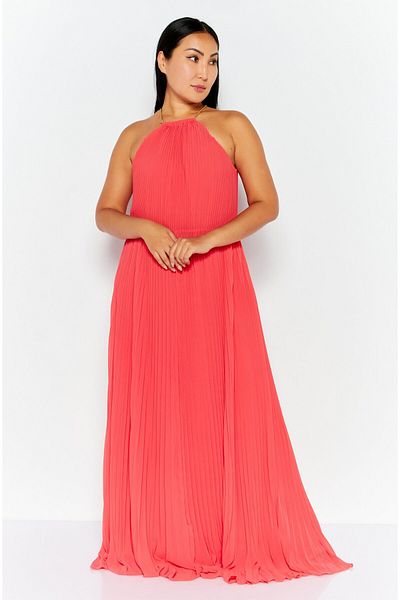 Michael Kors Women Plain Maxi Dress, Pink