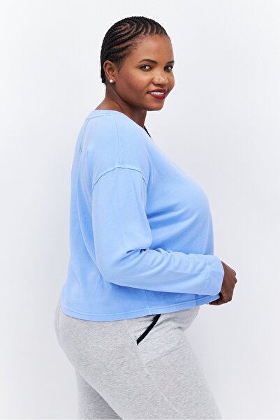 Tommy Hilfiger Sport Women Sportswear Fit Training Top, Light Blue