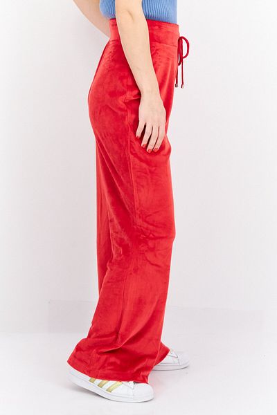 INC Women Regular Fit Plain Sweat Pants, Red