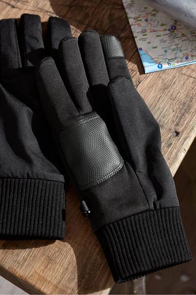 Tchibo Men Soft Shell Gloves, Black
