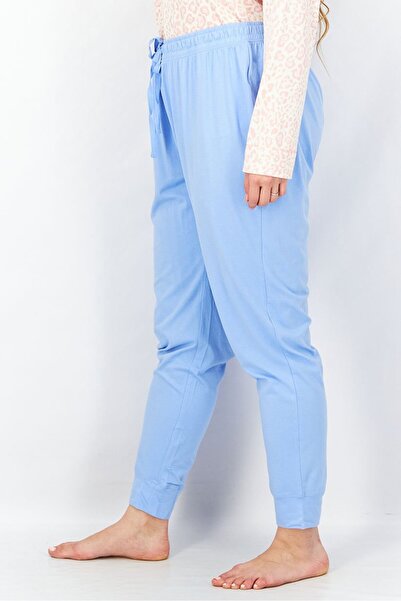 Tchibo Women Jersey Relaxation Trousers, Sky Blue