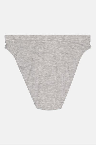 NA-KD Women 1 Piece High-leg Heather Panty, Grey