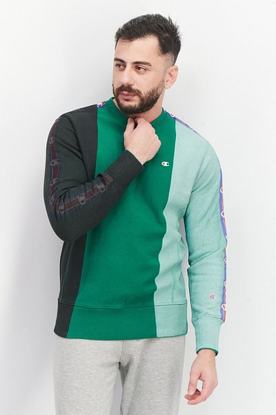 Champion Men Sportswear Fit Long Sleeve Training Sweatshirt, Green