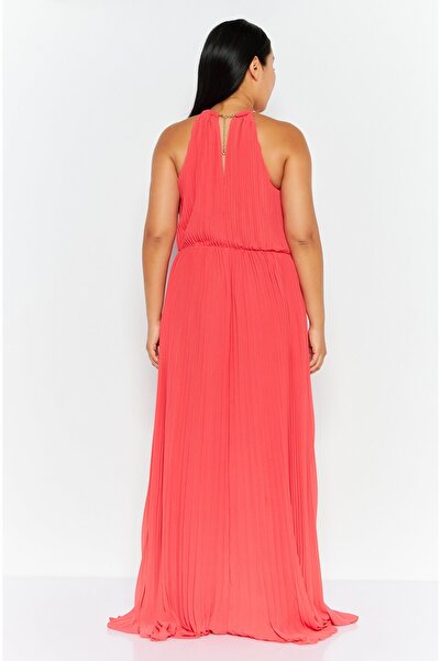 Michael Kors Women Plain Maxi Dress, Pink