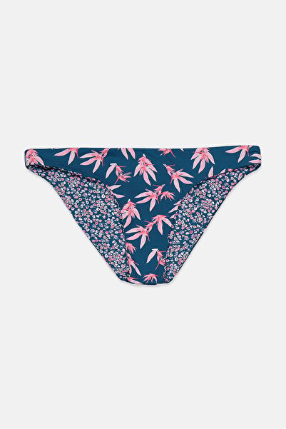 Women'secret بيكيني سفلي بطبعة زهور للنساء، مجموعة باللون الأزرق