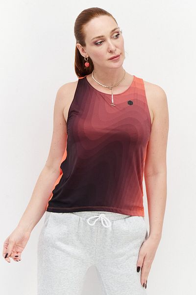 Under Armour Women Sportswear Fit Training Top, Coral Combo