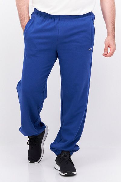 Esprit Men Regular Fit Brand Logo Sweatpants, Blue