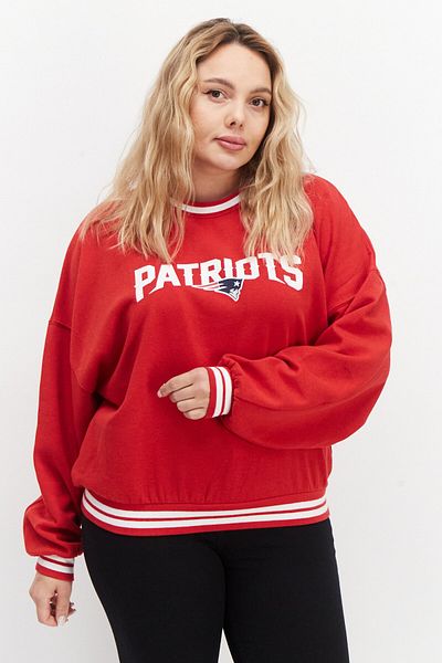 Don't Call Me Jennyfer Women Crew Neck Long Sleeve Graphic Print Sweatshirts, Red