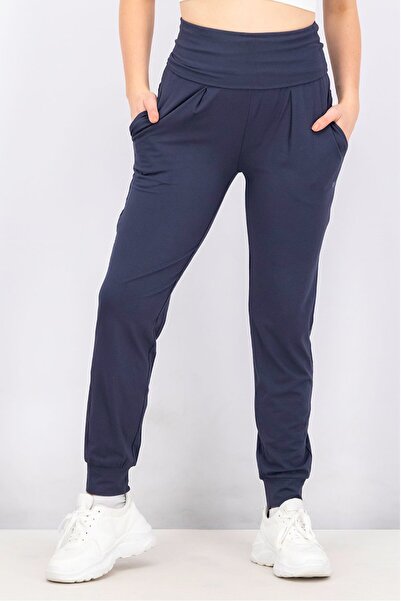 Tchibo Women Sportswear Fit Yoga Trouser, Navy