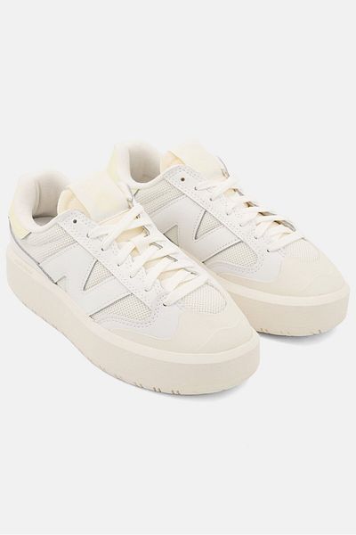 New Balance Kids Boy Ct302of Lace Up Sports Shoes, Off White