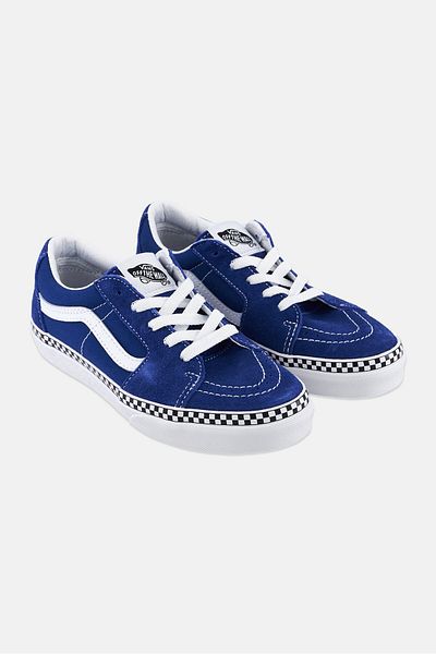Vans Kids Boy Sk8-Low Lace Up Shoes, Blue