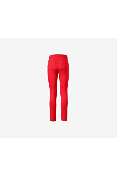 Tchibo Women Regular Fit Plain Straight Leg Jeans, Red