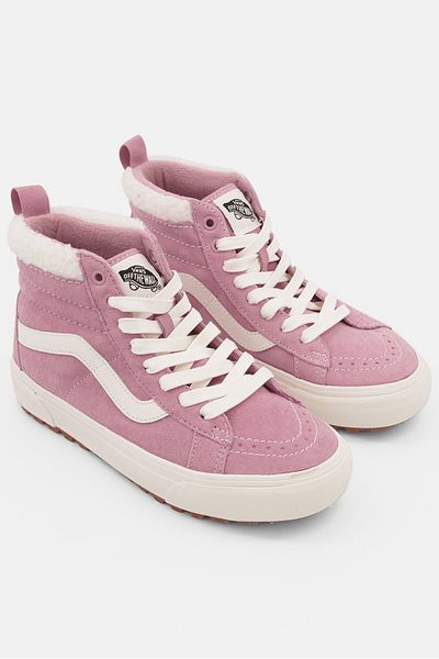 Vans Women Sk8-hi Lace Up Sport Shoes, Pink