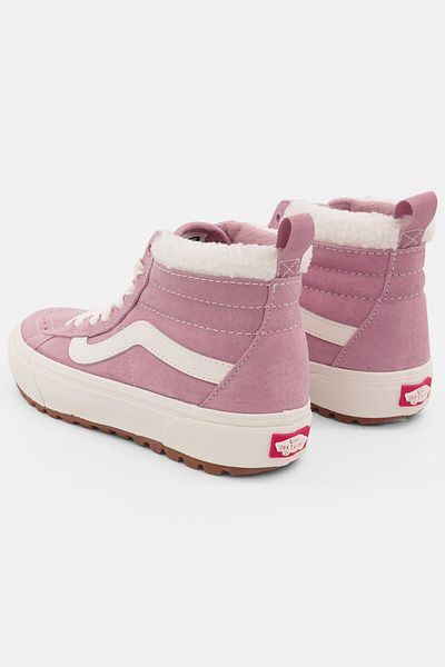 Vans Women Sk8-hi Lace Up Sport Shoes, Pink