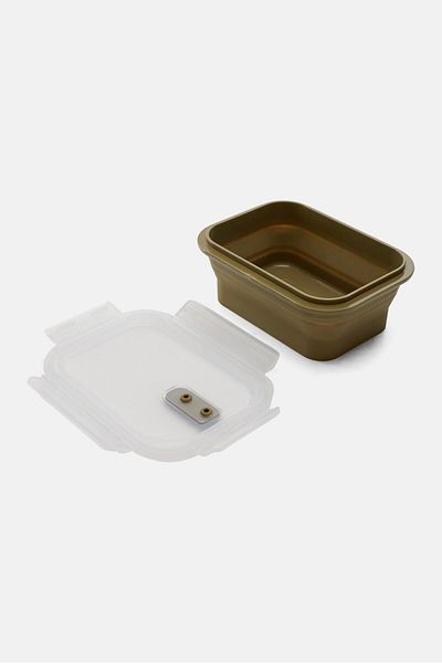 Muy Mucho Foldable Sealed Lunch Box 800ml, Grey