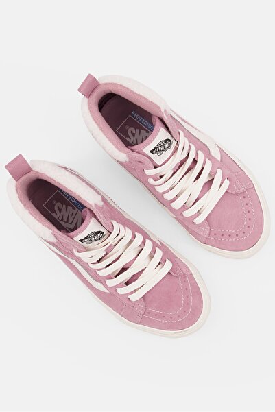 Vans Women SK8-Hi Lace Up Sport Shoes, Pink