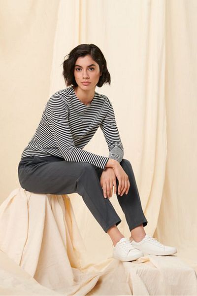 Tchibo Women Twill Stretchable Jogger, Grey