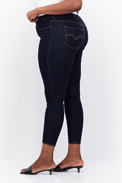 Levi's Women Supper Skinny Plain Stretchable Jeans, Navy Blue