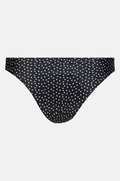 Miss Selfridge Women Pull On Polka Dot Bikini Bottom, Black