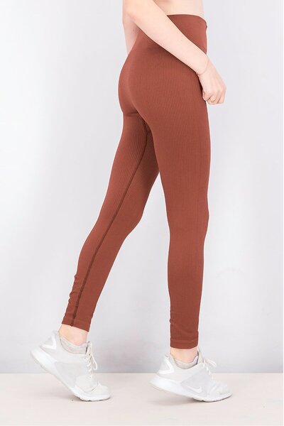 Tchibo Women Sportswear Fit Training Tights, Brown