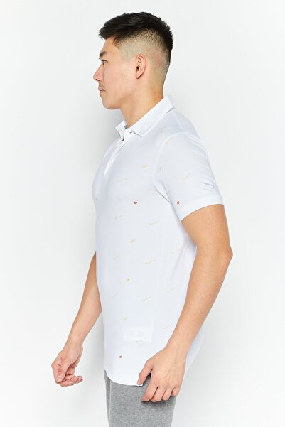 Puma Men Sportswear Fit Short Sleeve Training Polo Shirt, White Combo