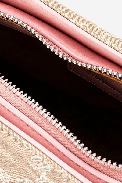 Blumarine Women Diane Textured Satchel Bag 40 X 27 X 14.5 Cm, Pink