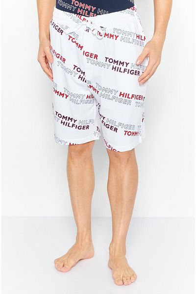 Tommy Hilfiger Men Brand Logo Drawstring Pajama Bottom, Multicolor