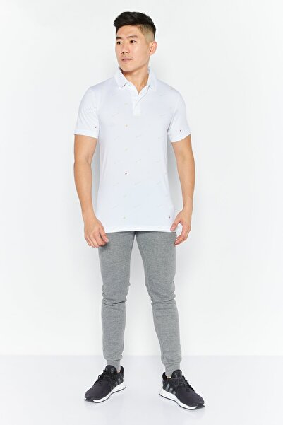 Puma Men Sportswear Fit Short Sleeve Training Polo Shirt, White Combo