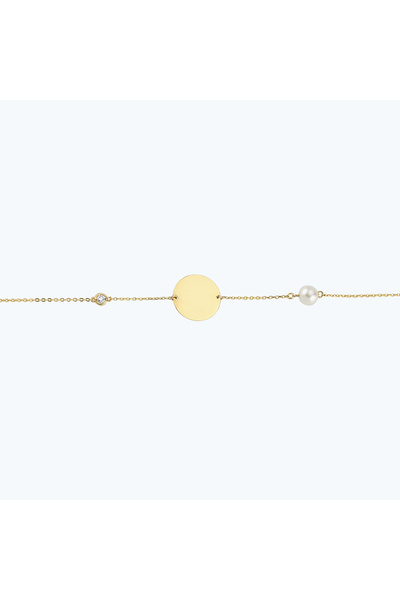 Altınbaş Pırlanta Incili Bileklik