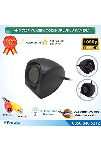 Navistar AHD 720P Metal kasa 3 MP Lensli Gece Görüşlü AV girişli HD Kamera