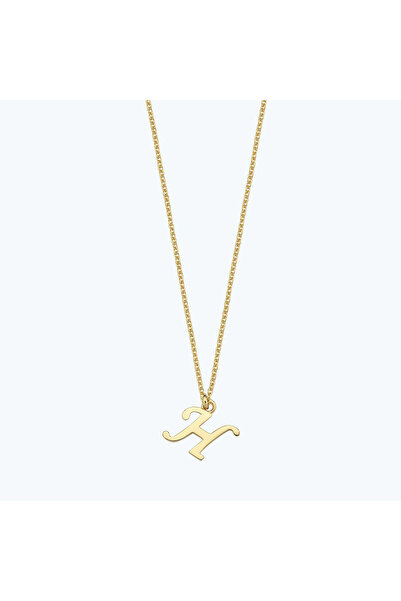 Altınbaş Altın H Harfi Kolye