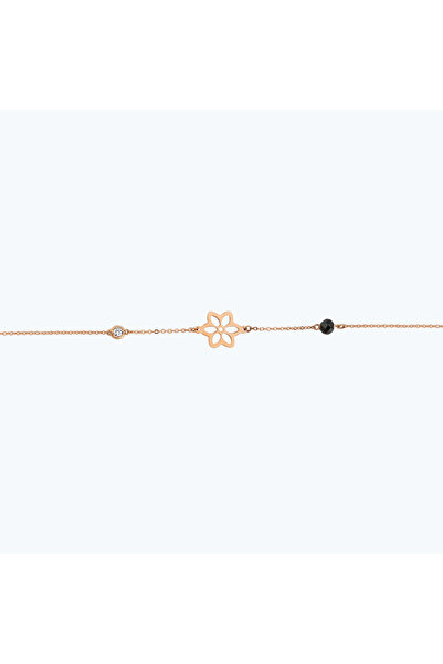 Altınbaş Pırlanta Spinel Taşlı Çiçek Bileklik