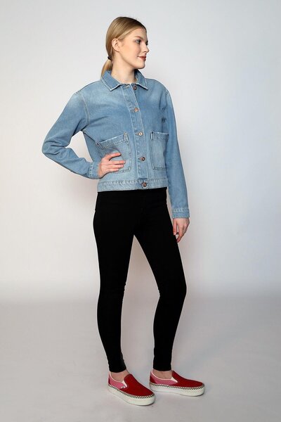 Lee Cooper Linda Women's 100% Cotton Jean Jacket