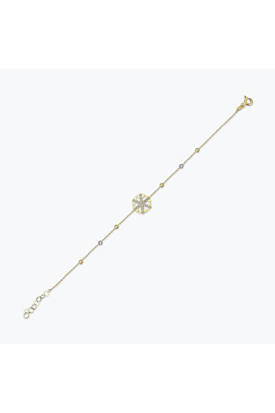 Altınbaş Altın Kar Tanesi Bileklik